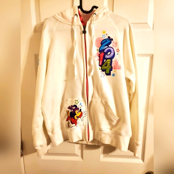 White Disney Parks Hoodie - Picture 1 of 4